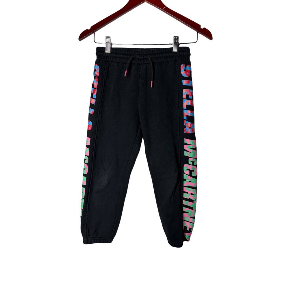 Stella McCartney kids black thick joggers sz 8